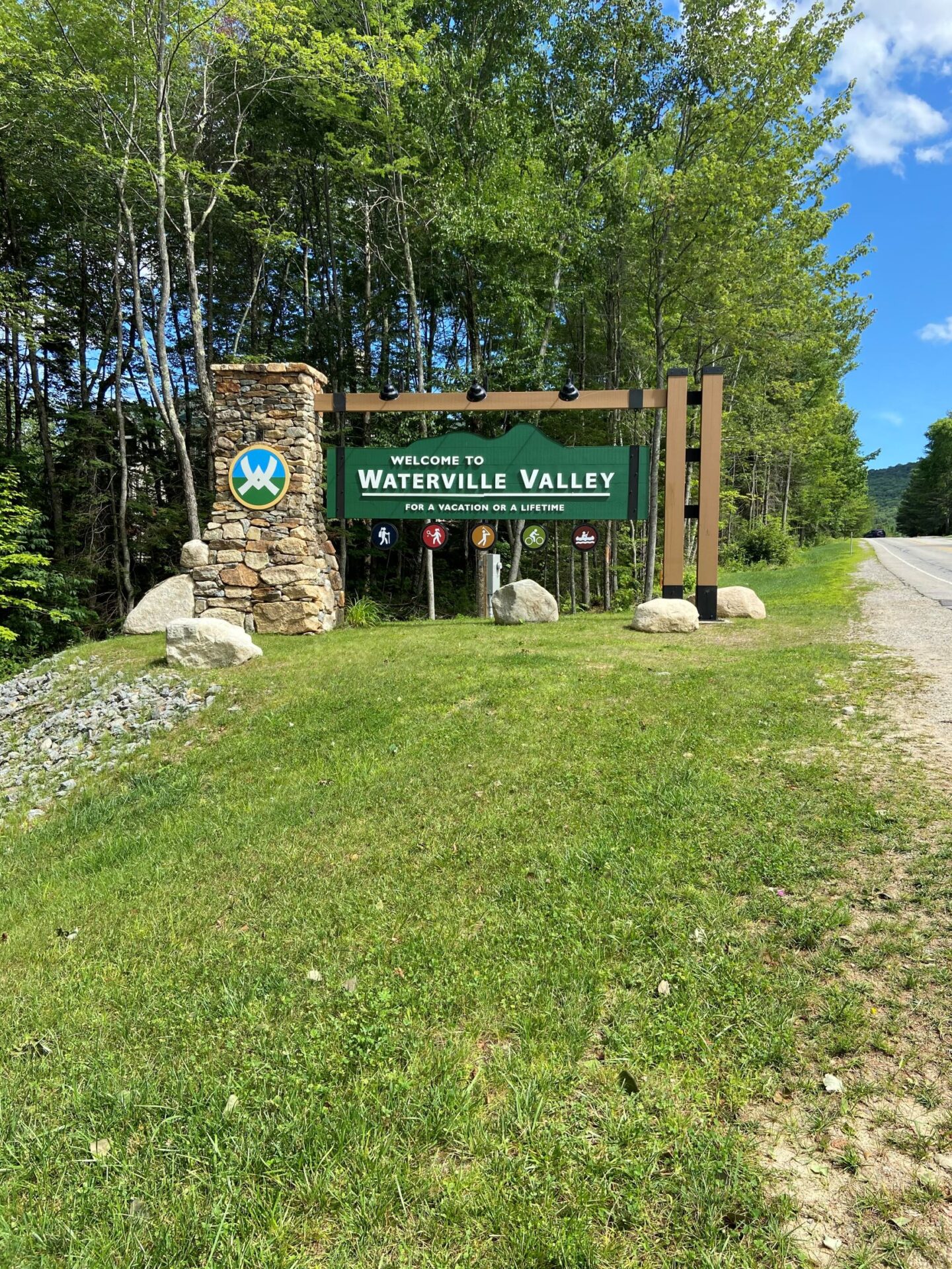 Waterville Valley Welcome Sign